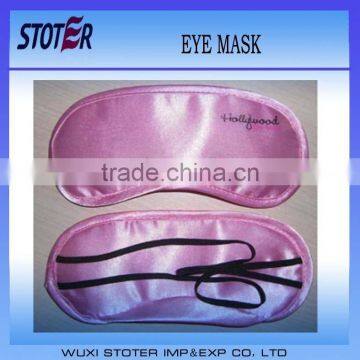 pink eye mask with black Elastic