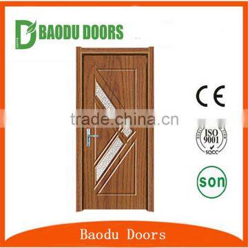 MDF Door Material and Finished Surface Finishing internal pvc mdf wood door