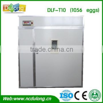 Holding 1056 chicken eggs full automatic poultry incubator machine