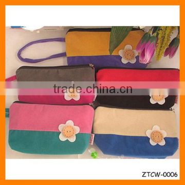 2014 Popular Flower Fabrics Woman Coin Wallet Wholesale ZTCW-0006