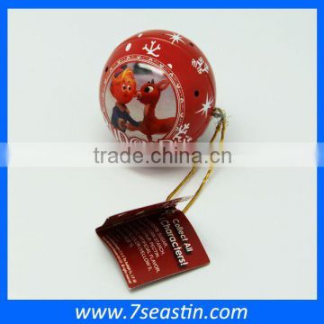 Hot Selling & New Design Hanging Tin Ball Christmas Decorative Gift Box