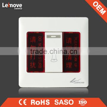 E08 Economic door bell switch with donot disturb with pls wait