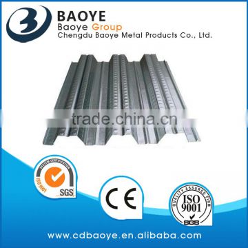 Manufacturer of Q235 Q345 YX51-250-750B galvanized floor decking using steel sheet