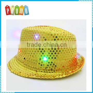 9 LED Colorful light up Cowboy Hat, Jazz Hat performance light up hat