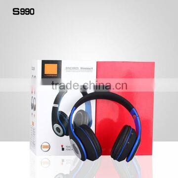 Portable Rechargeable Bluetooth Stereo Headphone with speaker, SNHALSAR consumer electronics S990 headphone