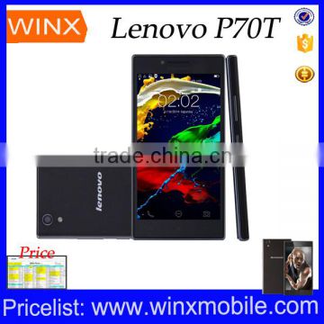 Original Lenovo P70T P70 T MT6732 Quad-Core 1.5GHz 16G/ROM 2G/RAM 13.0MP+5.0MP 1280x720 pixels 5.0''IPS Smart phone