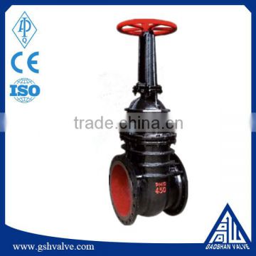 manual flanged cast iron non-rising steam gate valve