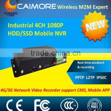 720P MNVR, H.264, 4G Mobile NVR,Real time Video Monitor ,GPS Track,IO,G-sensor,Support iPhone , Android Cash-in-Transit Security