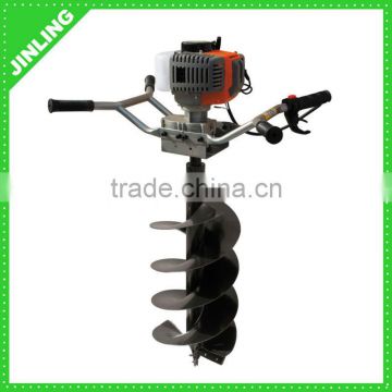 Double Handle Manual Ground Drill Earth Auger 300mm