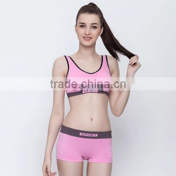 Factory Provide New Style Seamless Teen Bra Panty