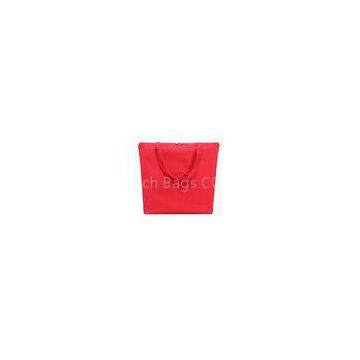 Red Oxford fabric cloth shopping handled bag for gift packing OEM