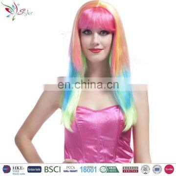 Styler Brand 2016 party wigs synthetic hair fiber wholesale cheap women wigs