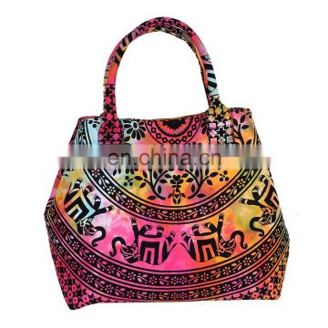 Indian Handbags Women Shoulder Bag Hippie Mandala Tote Bag Handmade Shopping Bag