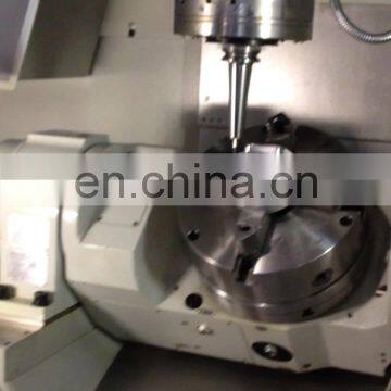 Mini CNC milling machine with turning tool inserts