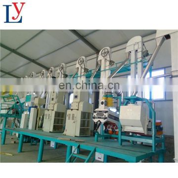 50T/Day maize flour corn grits mill grinding machine plant