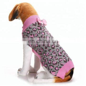 Beautiful bowknot unique dog sweaters and jumpers classic