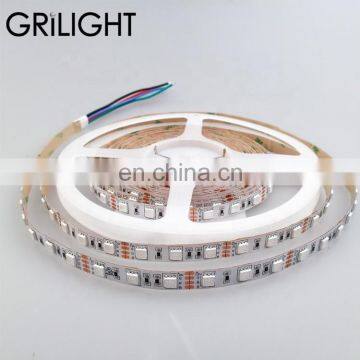 Colorful 300led per reel blister pack led 5m ul 5050 rgb ed strip