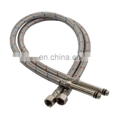 304 braided water hose stainless steel wire Flexible Braided tube faucet hose