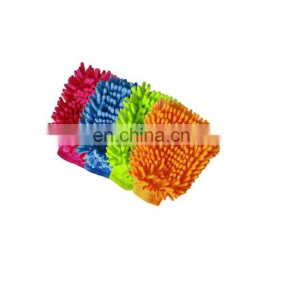 Car Washing gloves Microfibre Wash Mitt Ultra Soft Car Cleaning Dusting Motorcycle Wash gloves Noodle Sponge tools