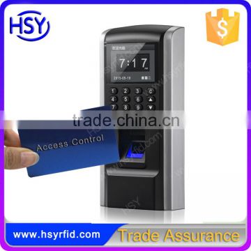 Low cost Biometric Sensor Fingerprint Access Control and Time Attendance with 2.4inch screen display