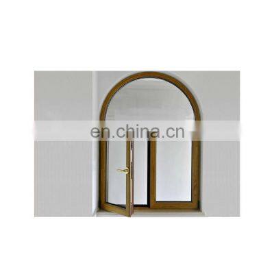 Europe style Big Silding Windows Thermal Break Aluminum Sliding Windows Arched Top Design with Wide Opening View