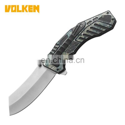Factory custom outdoor camping knife 3D printed pattern non-slip handle folding knife