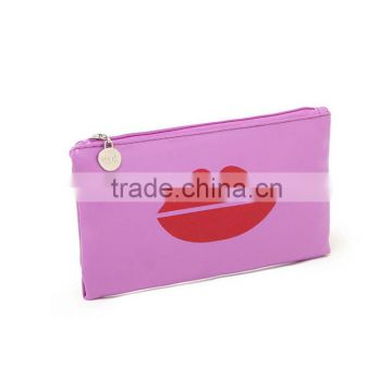 Stock coin purse lips printed zip nostalgic small money bags small cosmetic bag for purse