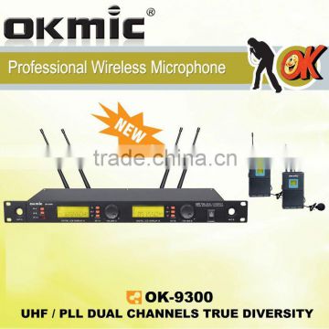 OK-9300 Dual Channels/UHF PLL 32/96 ,True Diversity