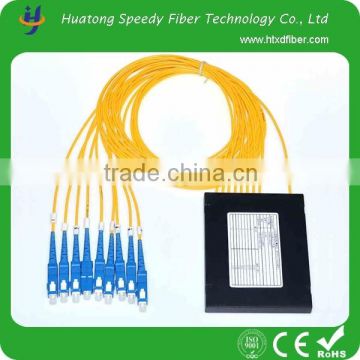 High quality PLC splitter 1*8 optical splitter for telecommunication