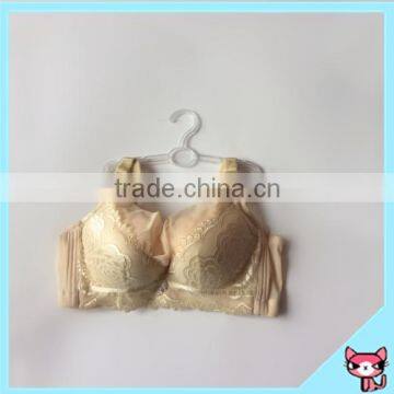 Pretty Flesh Fancy Embroidery Lace Girls Bra