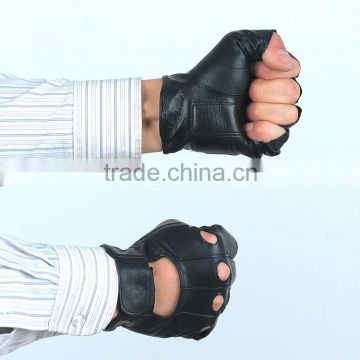 high quality mens short driving gloves unlined with hook and loop closure with cheap price