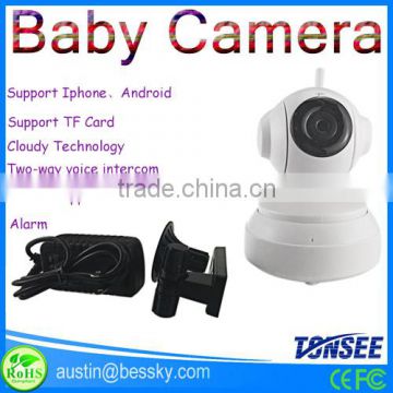 Support TF Card baby monitor wifi baby monitor does need nvr ip camera