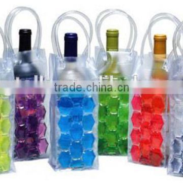 2014 Hot Sell Wine Bottle Ice Gel Cooler Bag
