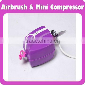 Single Action Airbrush Makeup Mini Air Compressor