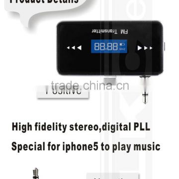 Wireless Mini Car FM Transmitter with LCD Display for Ipod iPhone 5 5S 5C