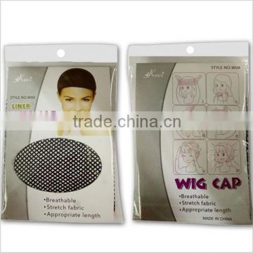 Wholesale elastic wig cap, hair nets, weaving caps for wearing wig
