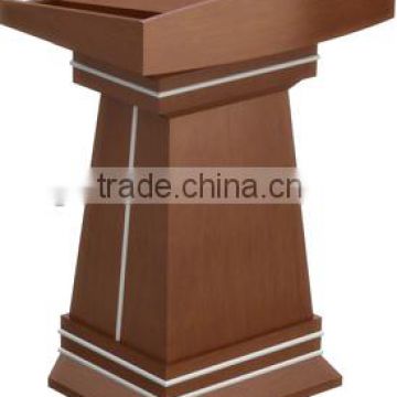 Good quality hotel wooden pulpit, hotel podium, hotel rostrum