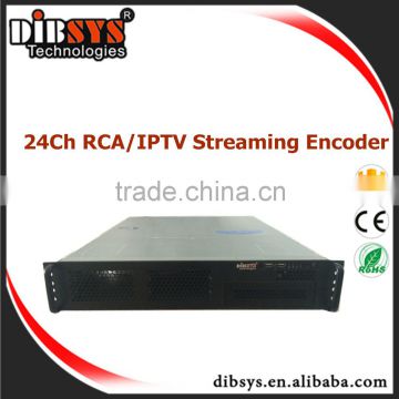 up to 24 sd mpeg4/H.264 Encoder for IPTV/OTT and support UDP,RTSP,RTMP,HTTP,HTTP protocol