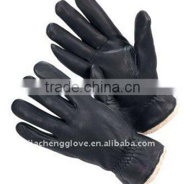 black driver deer grain glove