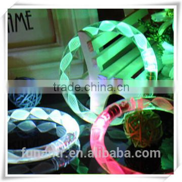 LED Acrylic Spiral Flash Bracelet