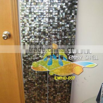 Black MOP sea shell mosaics for interior wall