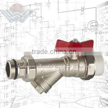 Brass Inlet valve with PP-R