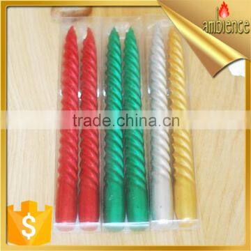 thread candle wedding party craft candle color red pillar candles