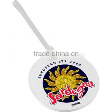 Round Digital Luggage Tag