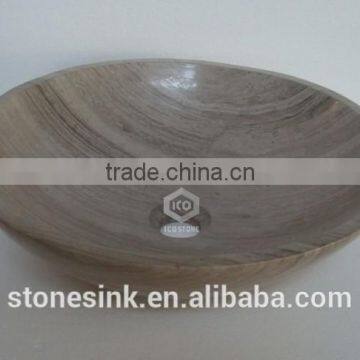 Fashionable grey wood grain basin price