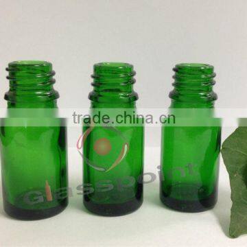 15ml green glass dropper bottle, DIN18 glass dropper bottle for essential oil