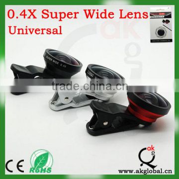 New Coming Clip 0.4x Super Wide angle Lens for iPhone 5 5g Retail box