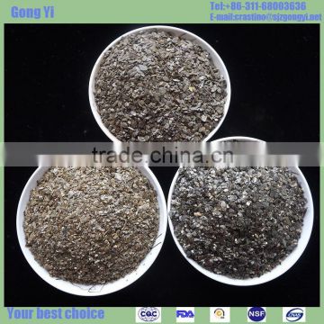 2-4mm and 1-3mm silver raw vermiculite for industry use