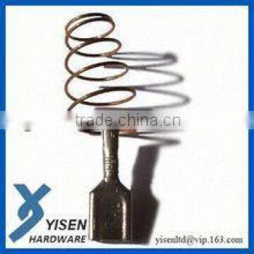 special golden copper plated electronic contact spring