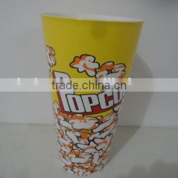1L round plastic popcorn bucket